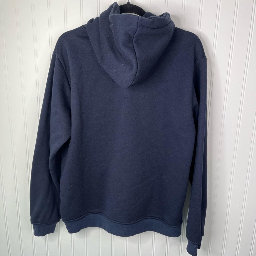 Patagonia Navy Graphic Hoodie Mountains Dessert Scene Hooded - Picture 5 of 5